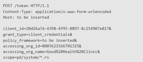 access-token-request-code-sample-screenshot